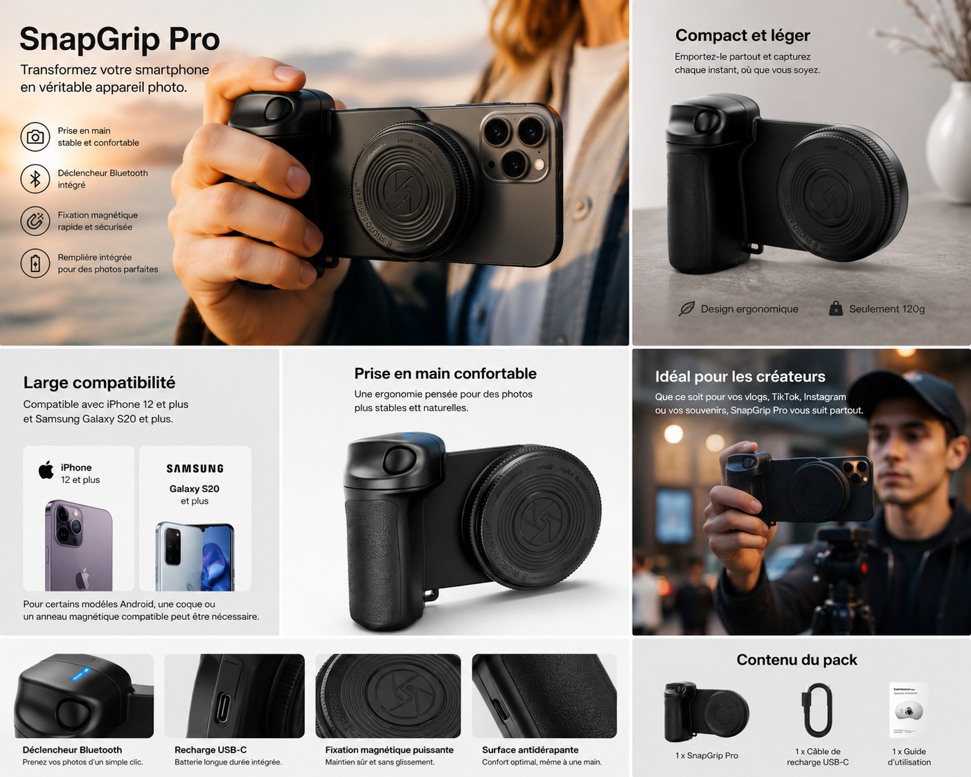 SnapGrip Pro™
